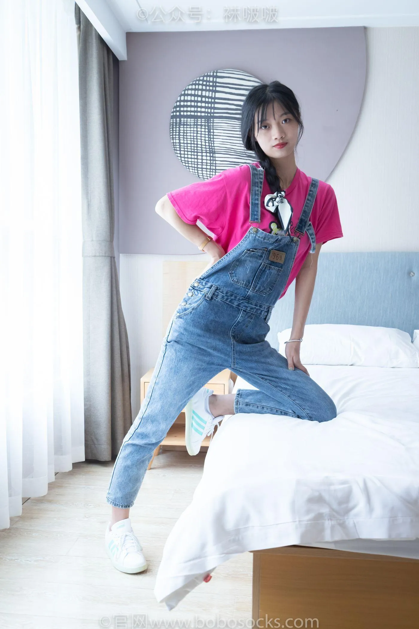 [BoBoSocks袜啵啵]NO.024 涵涵-板鞋、白棉袜、裸足 [134P]插图